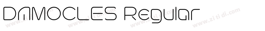 DAMOCLES Regular字体转换